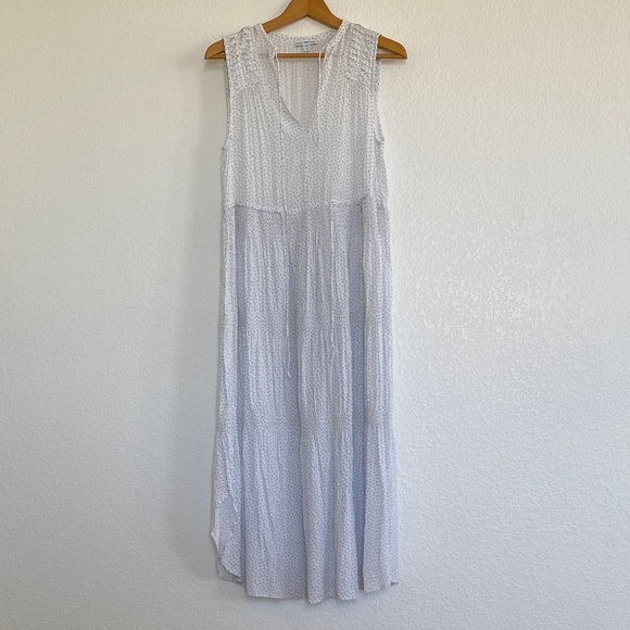 James Perse White and Blue Patterned Dress - Picture 1 of 2